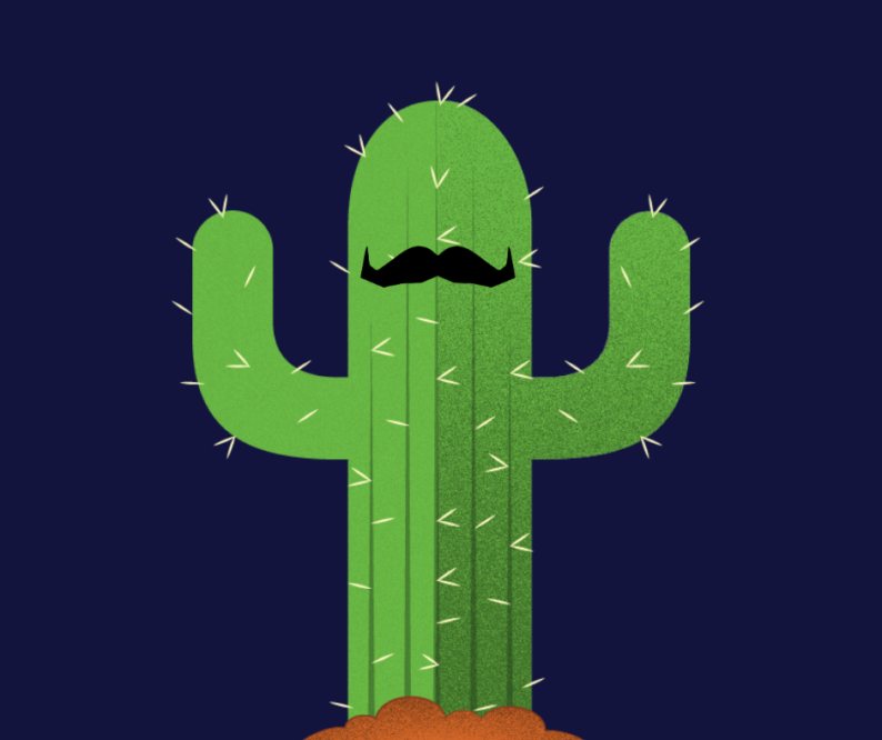 Team Cactus does Movember